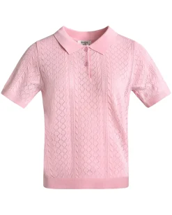 Alba ss knit polo