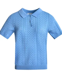 Alba ss knit polo