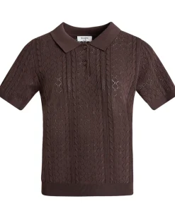 Alba ss knit polo