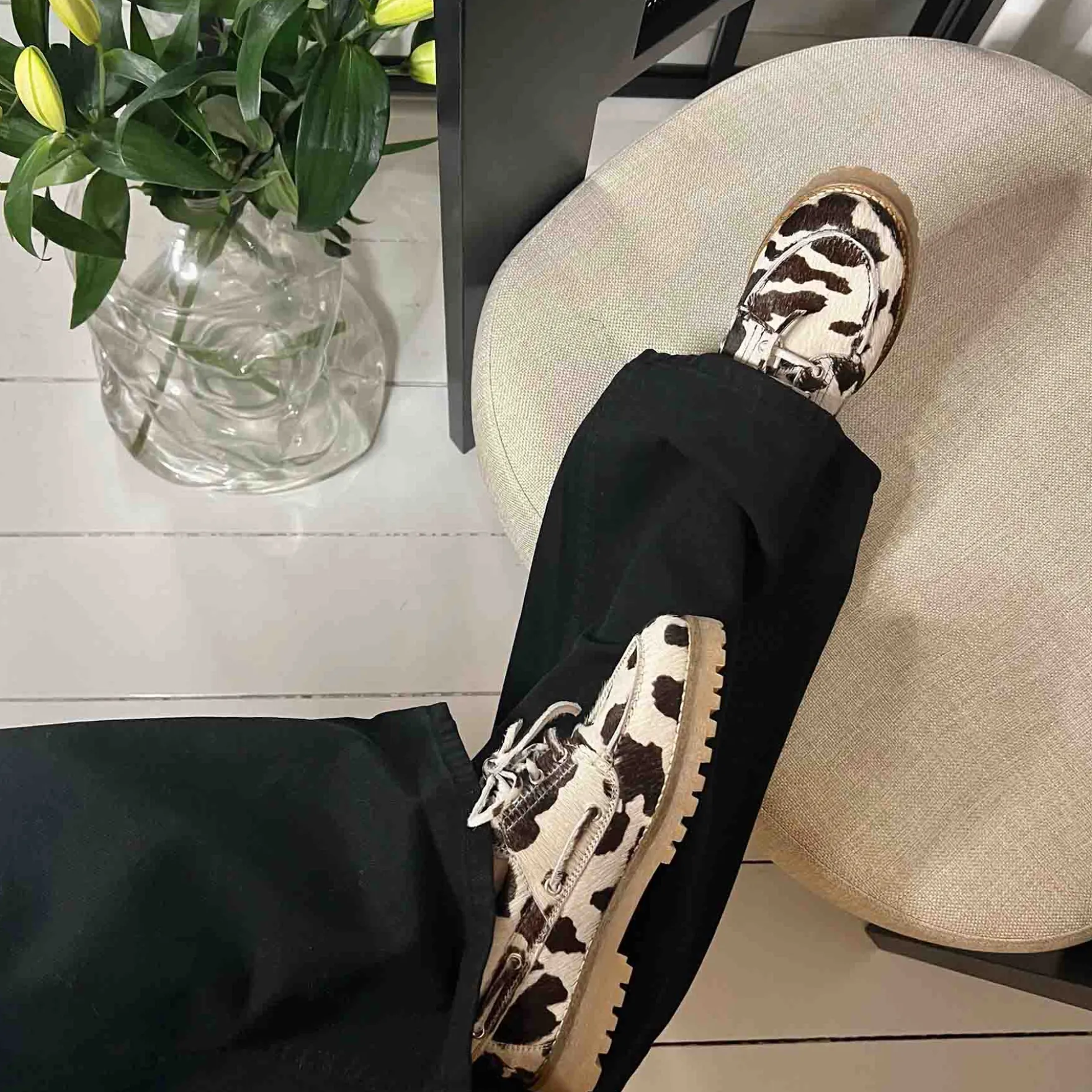 Alvina pony loafers