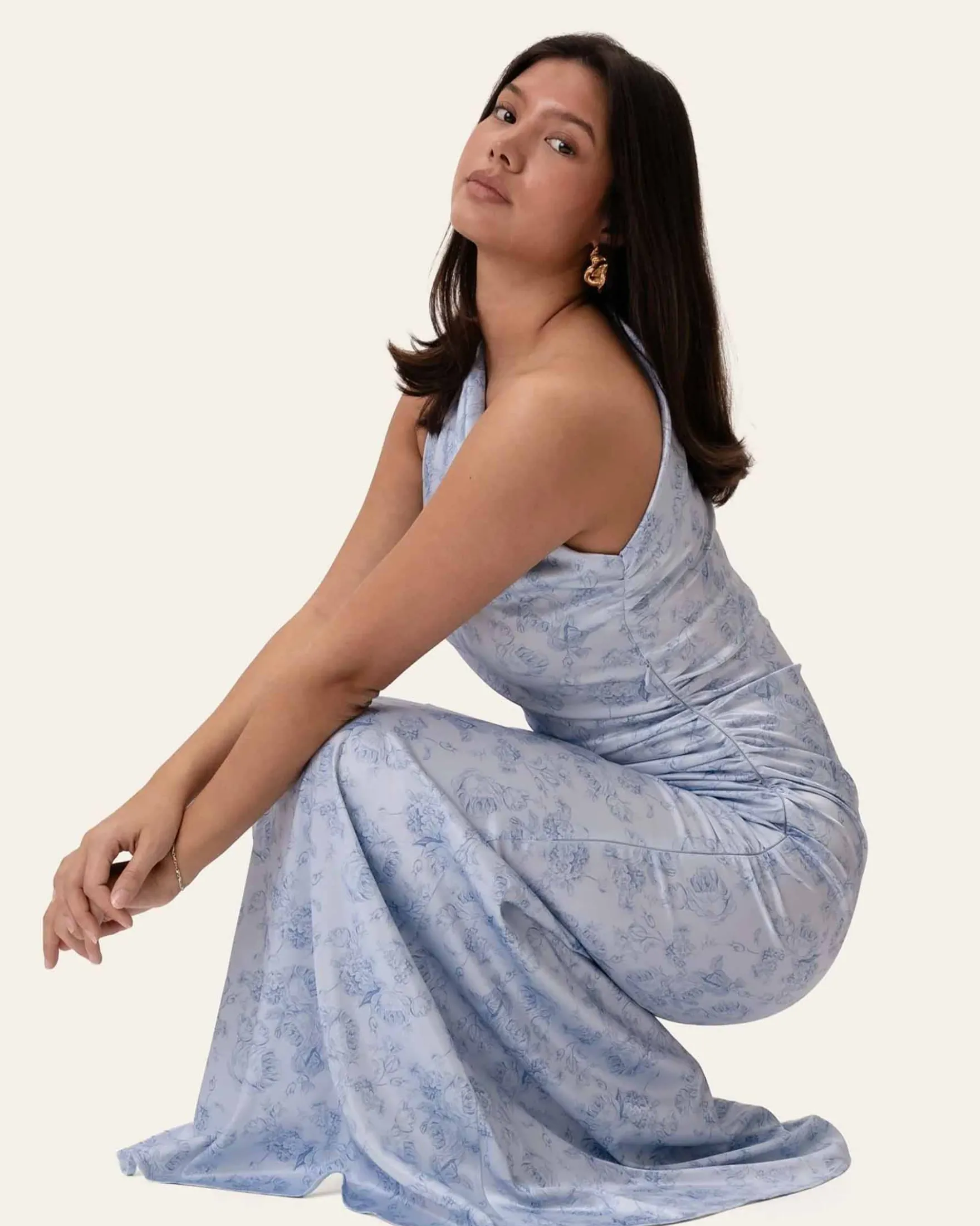 Andreaic satin dress