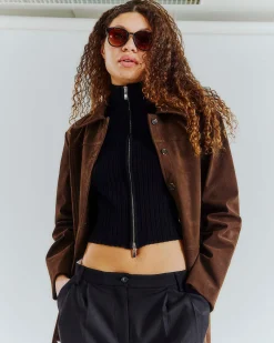 Ava fake suede jacket