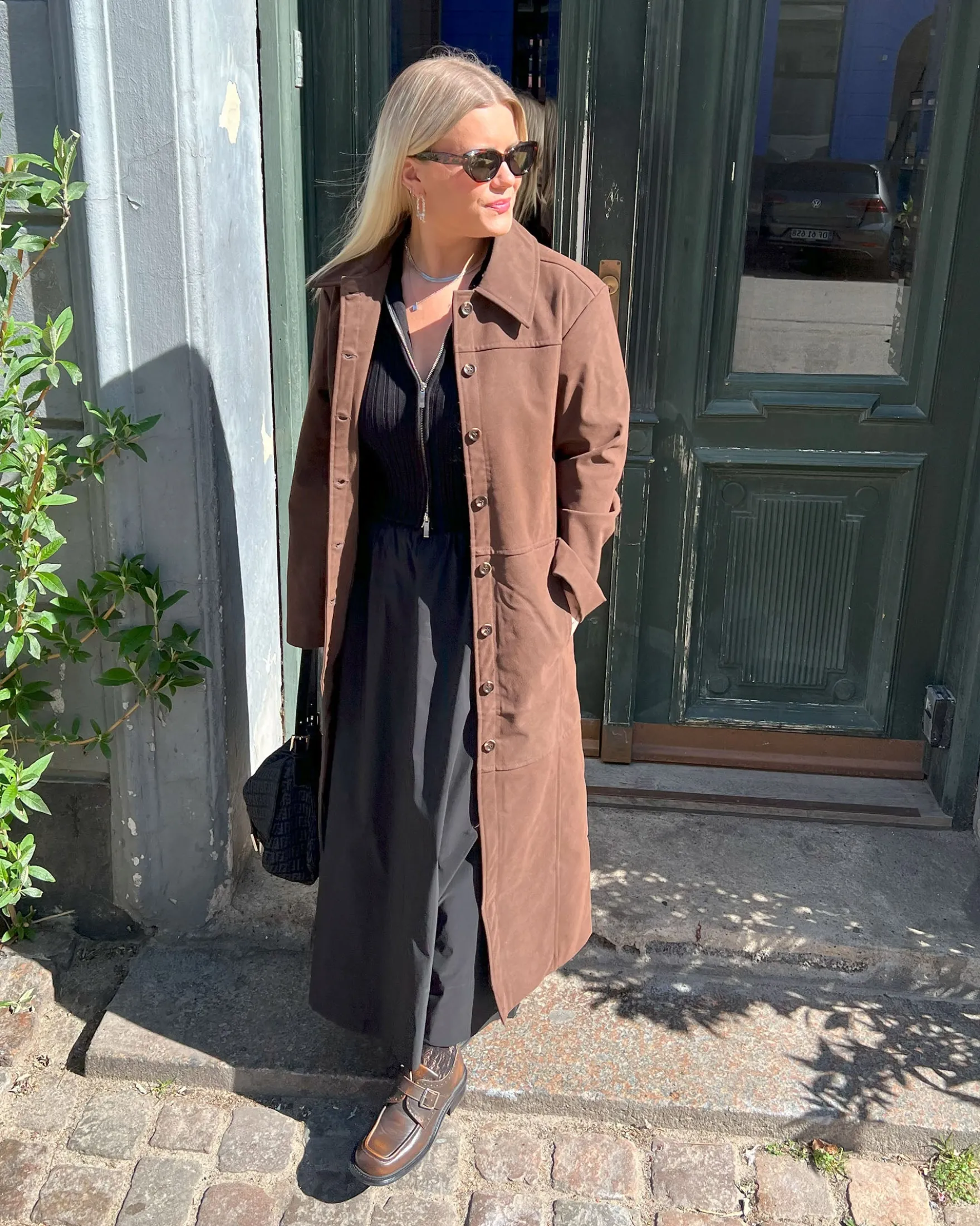 Ava fake suede jacket