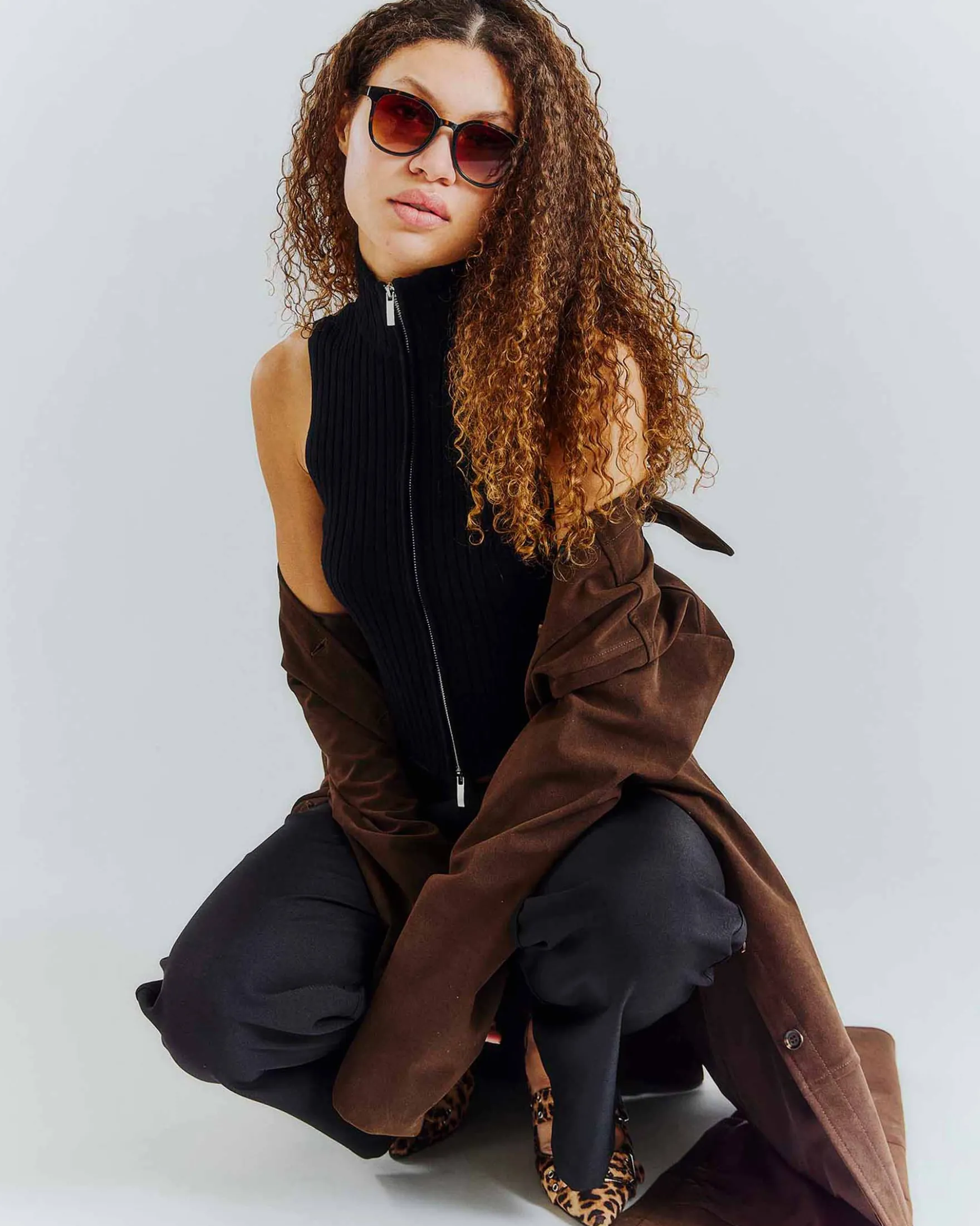 Ava fake suede jacket