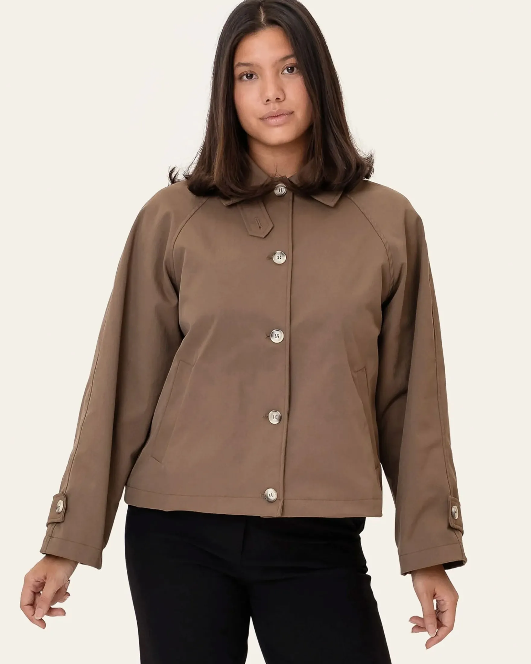 Avaic short trenchcoat