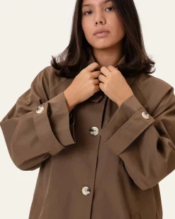 Avaic short trenchcoat