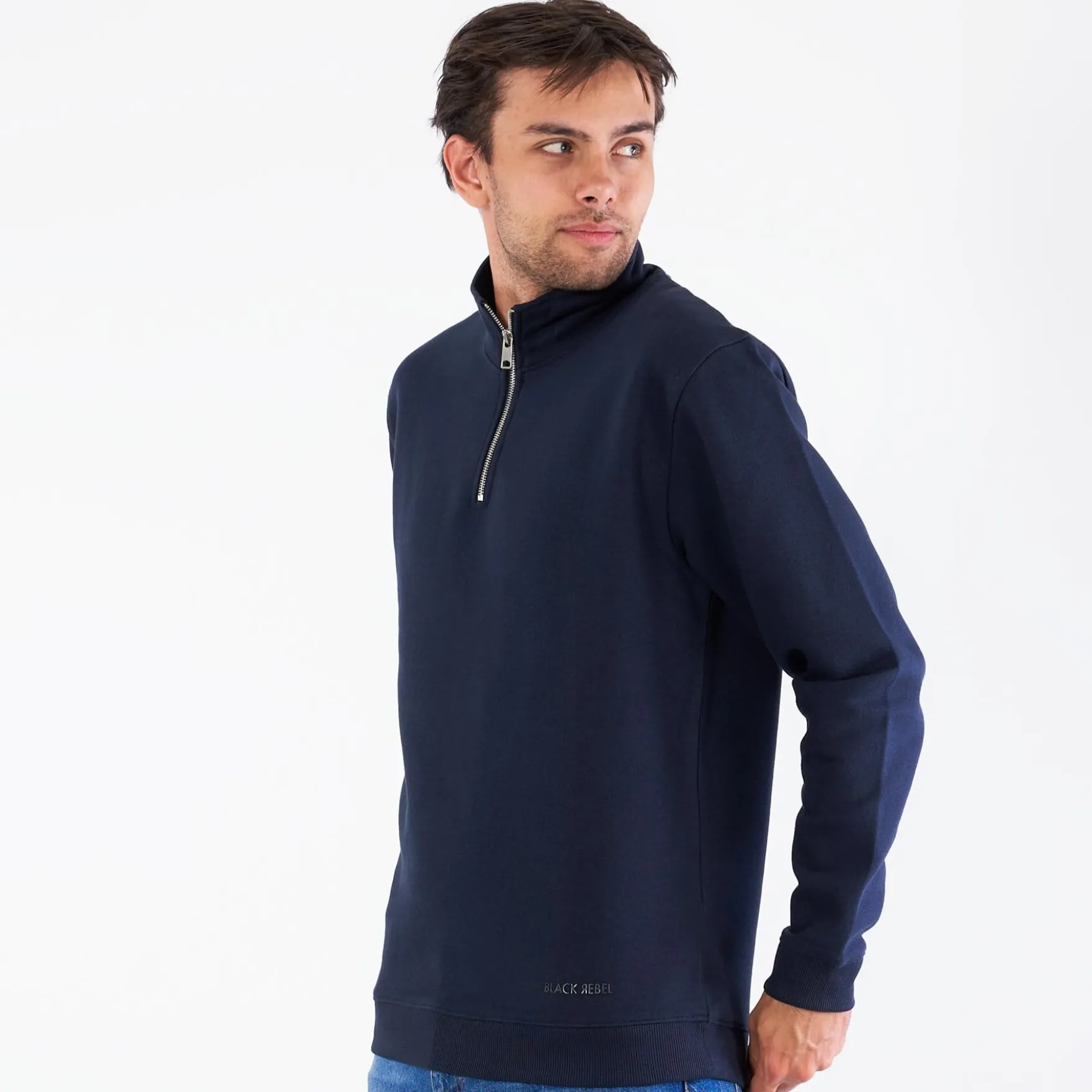 Basic half zip