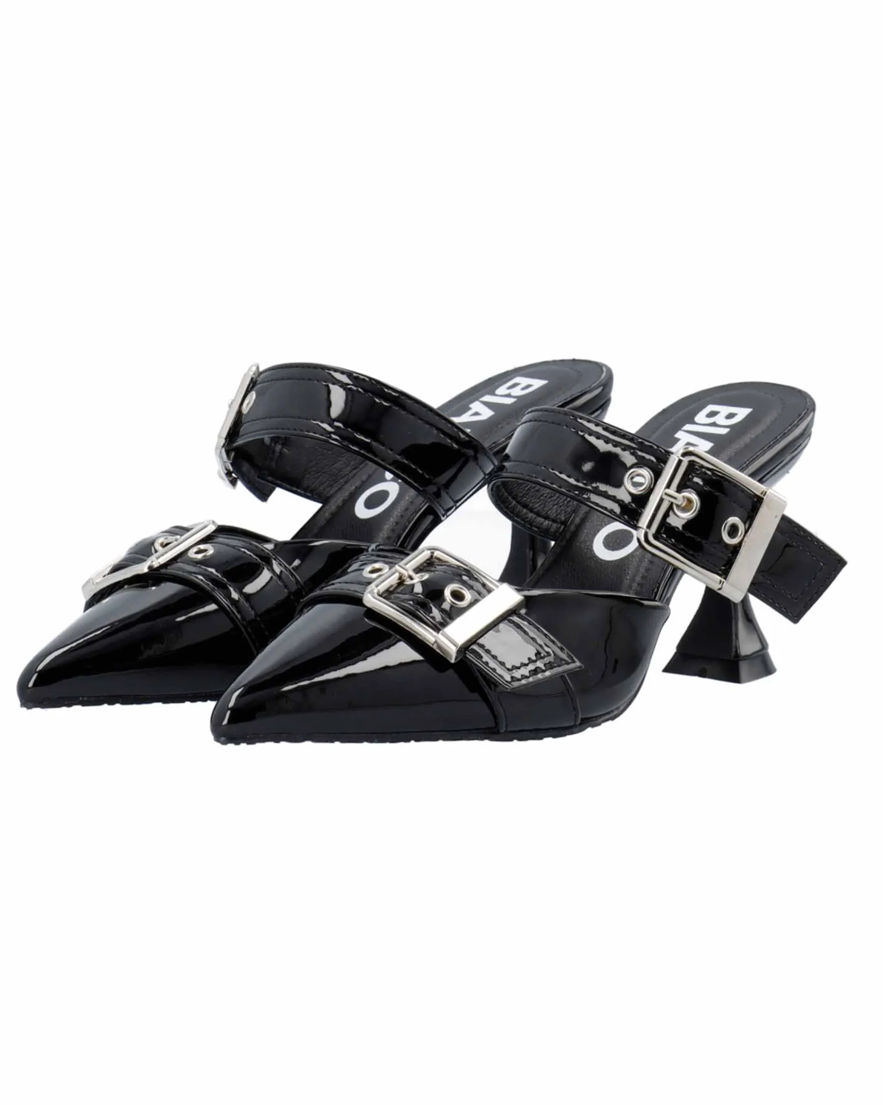 Biaglam mule double buckle