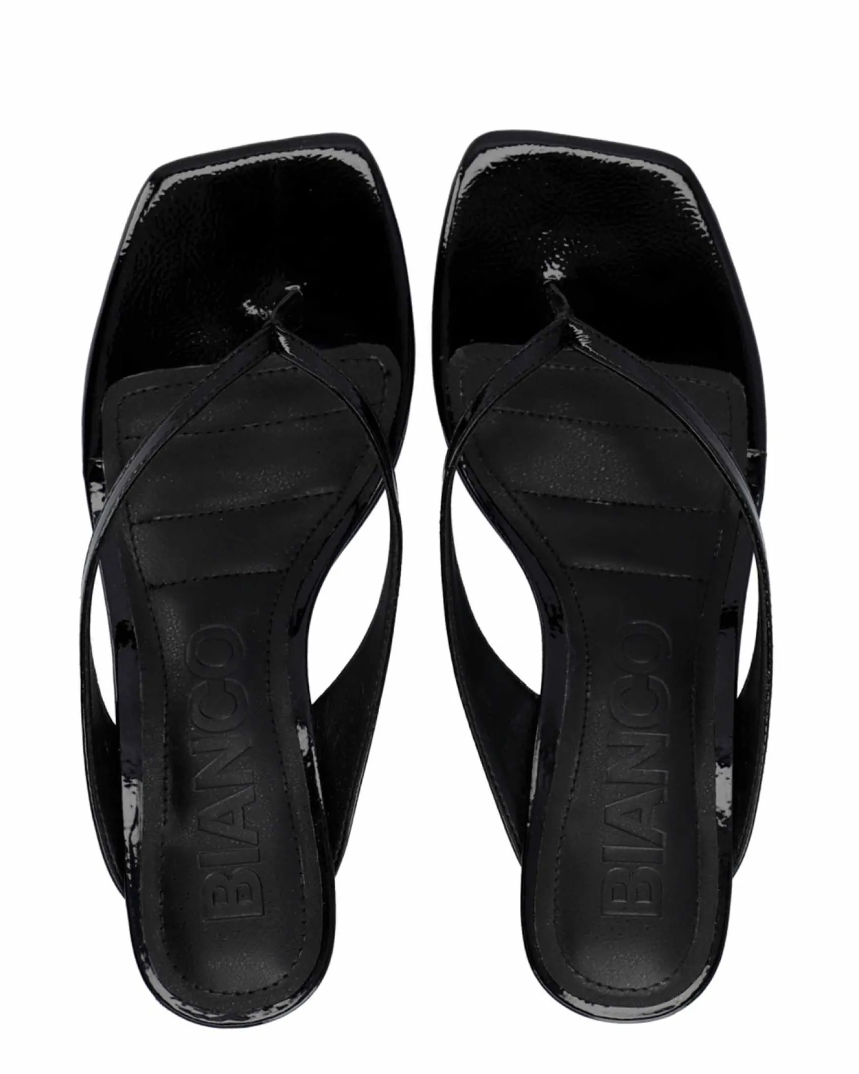 BIASPICE Toe Post Faux Leather