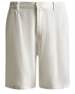 Boxy linen shorts