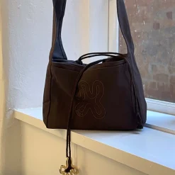 Brown mini shopper