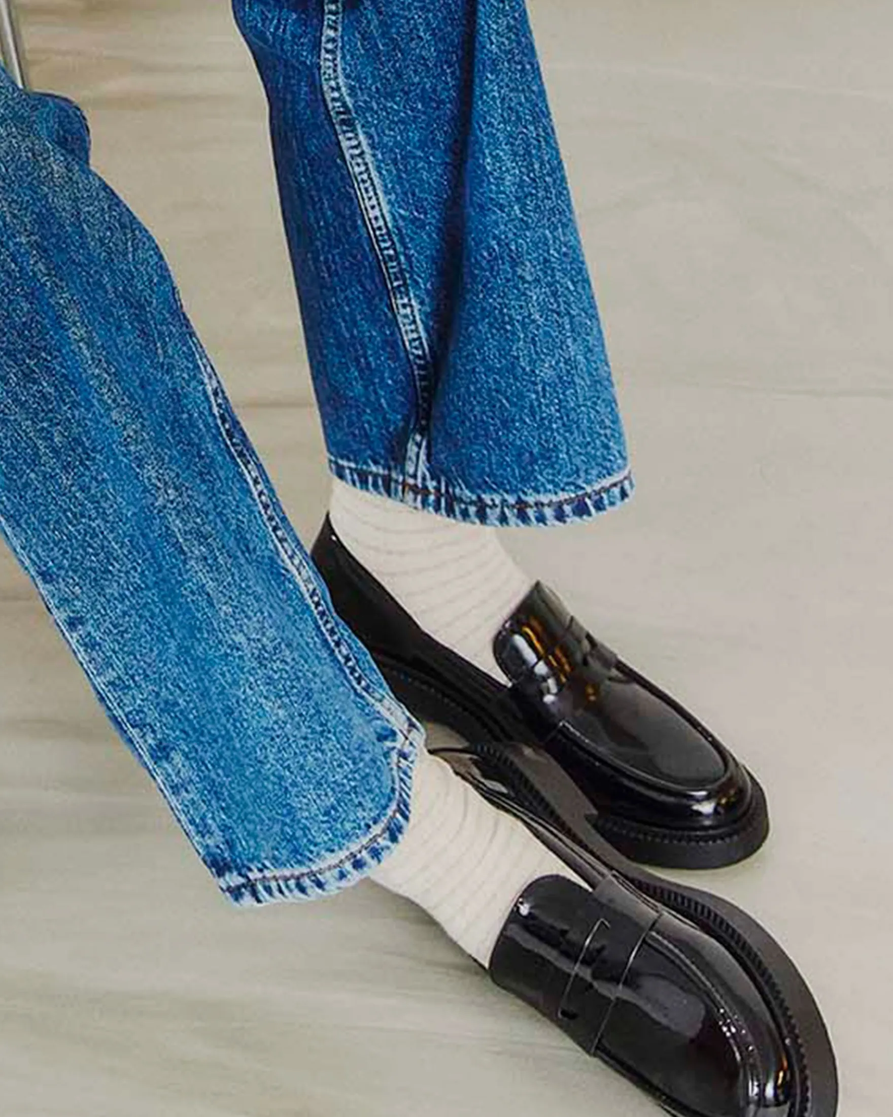 Clara shiny loafer