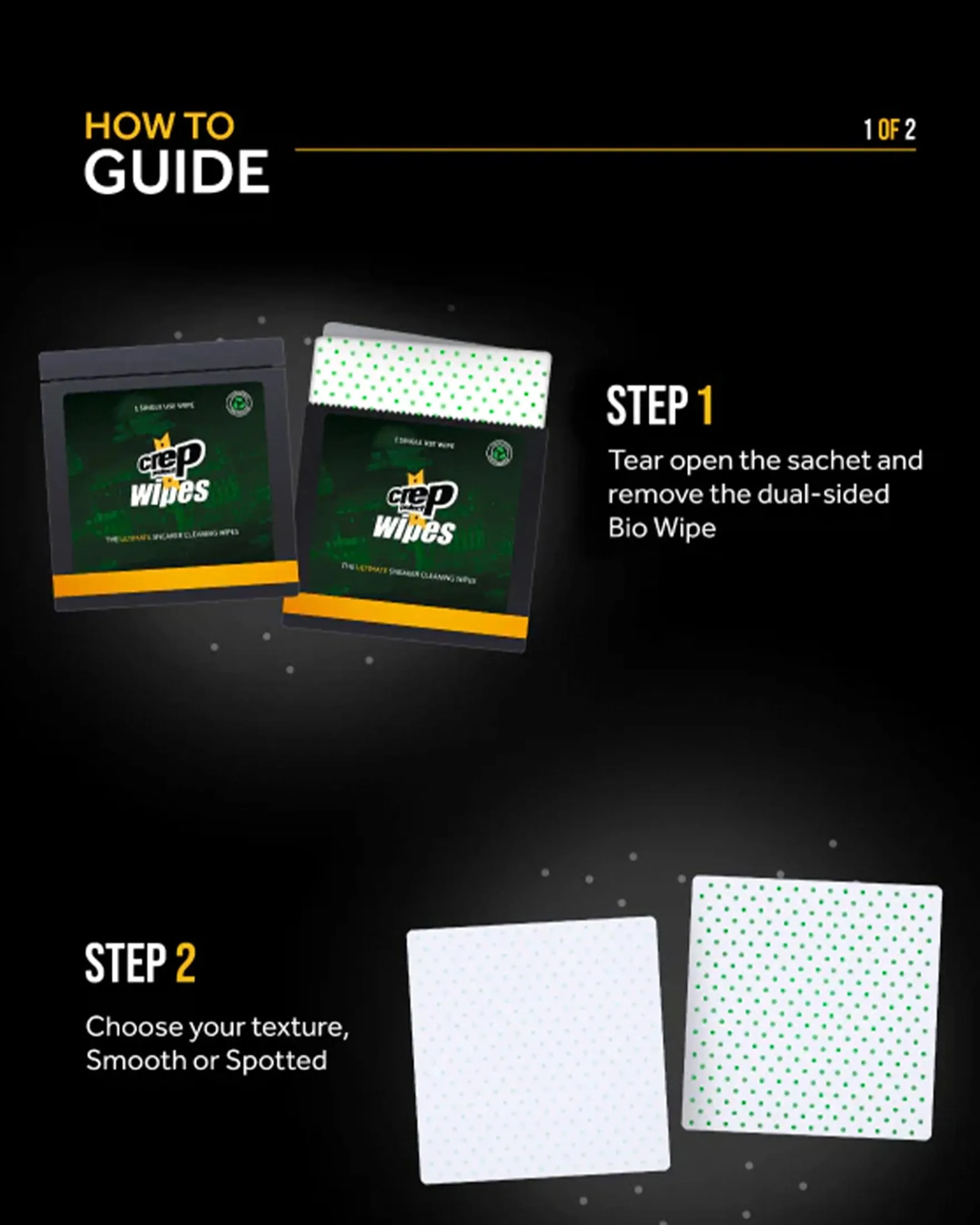 Crep protect wipes
