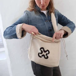 Crossbody mini shopper