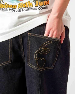 DENIM BIG REVERS SHORT