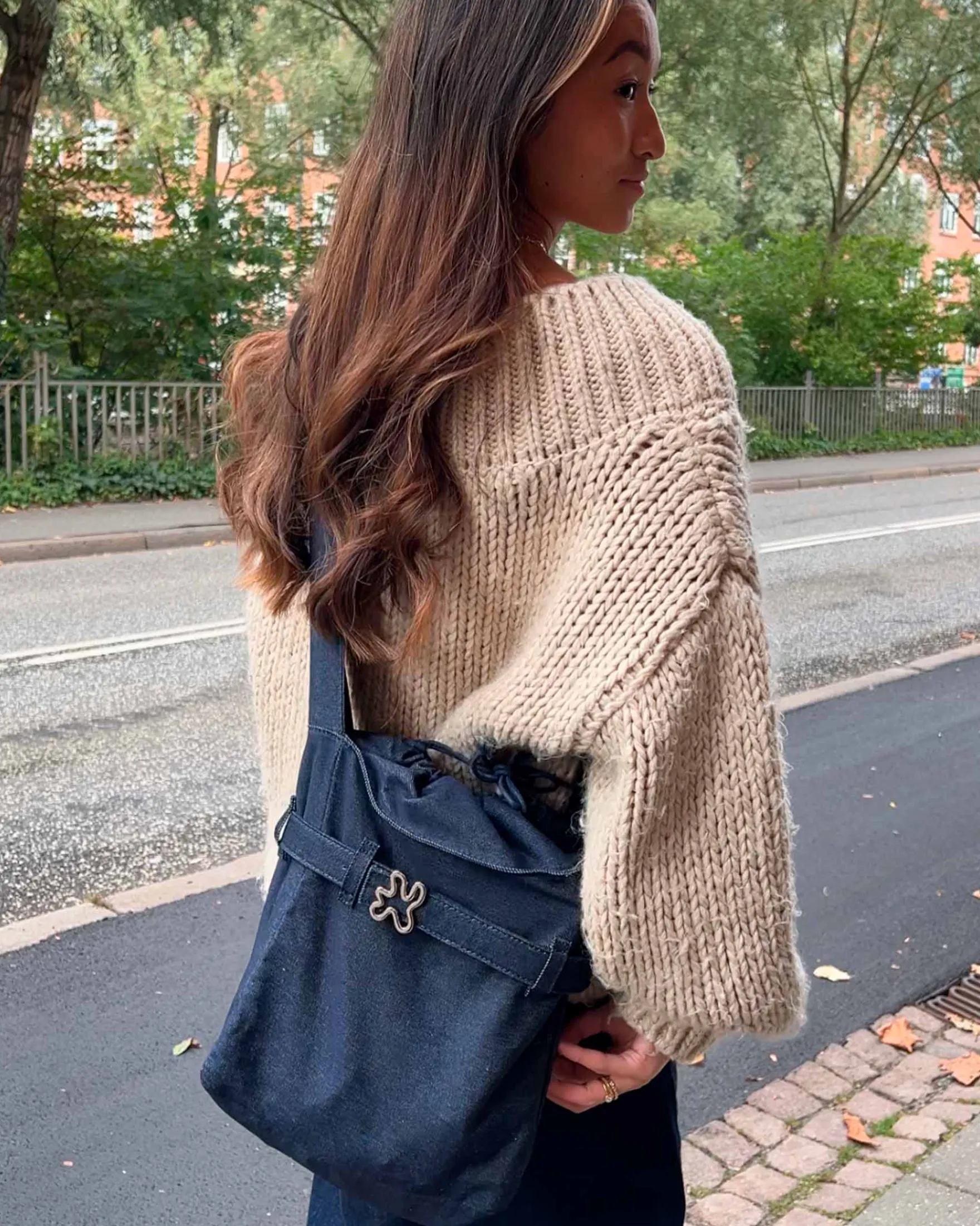 Denim crossbody