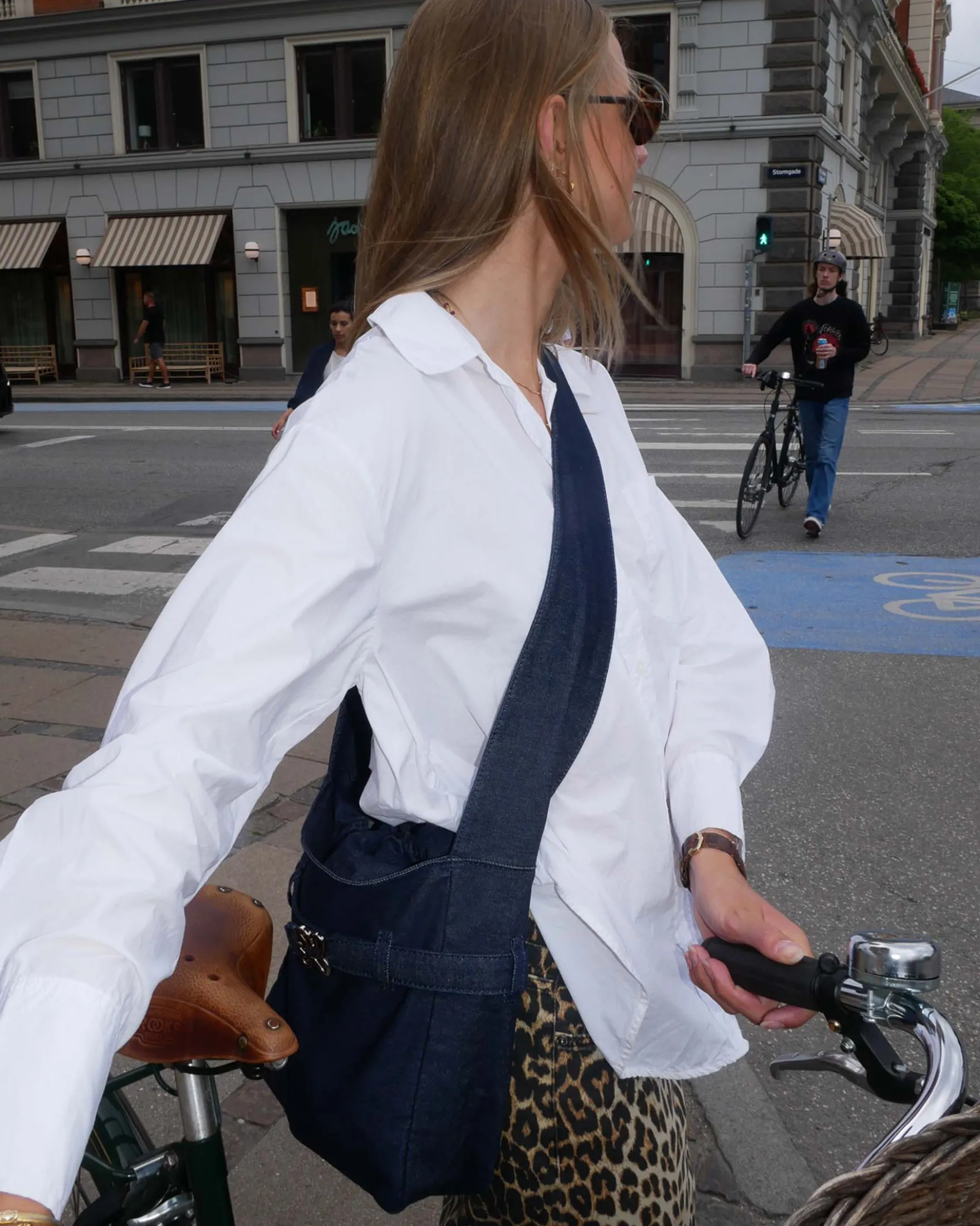 Denim crossbody