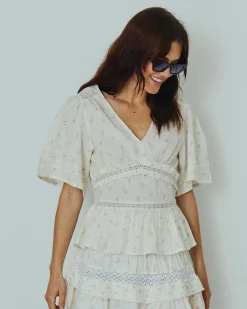 Denise flower blouse