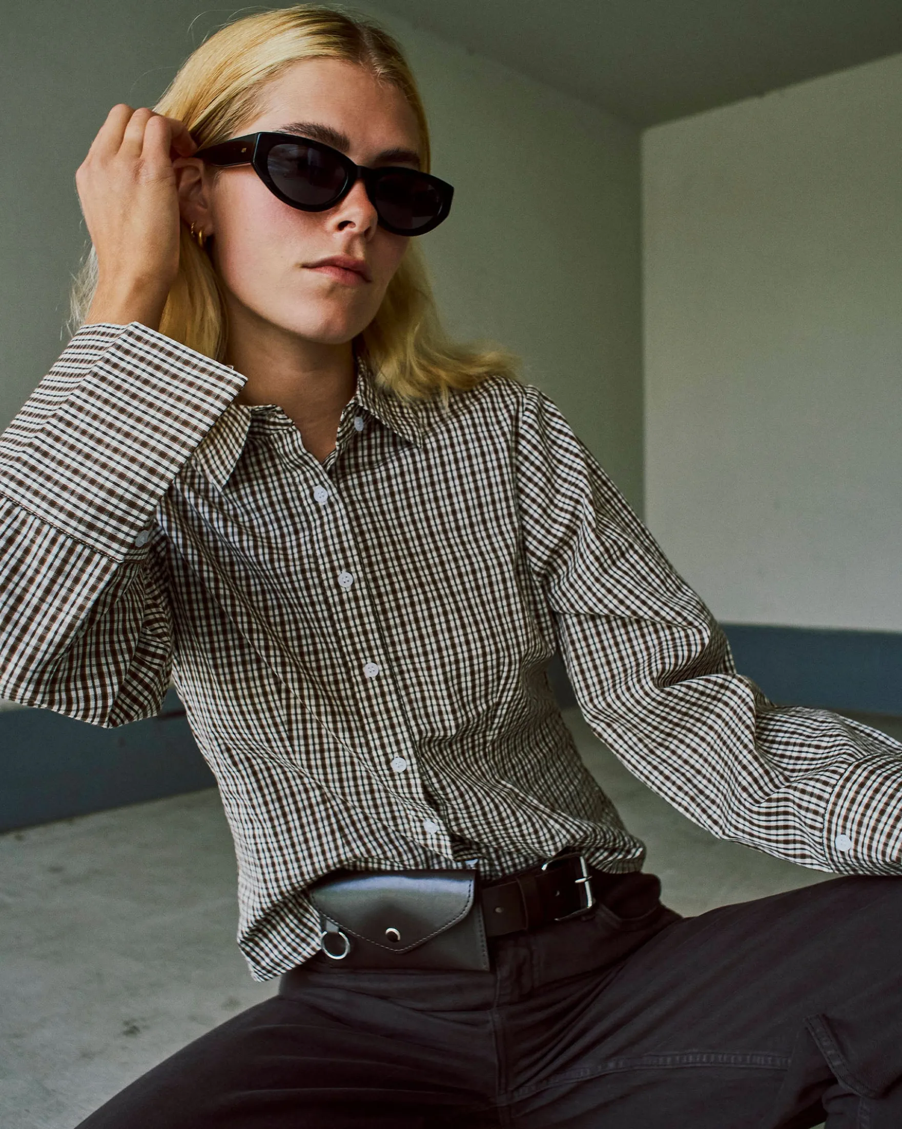Dina check shirt