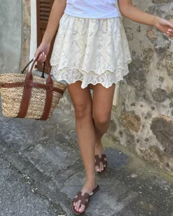 Ellinoric lace mini skirt