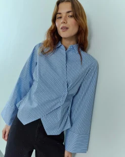 Emerson small stripe shirt