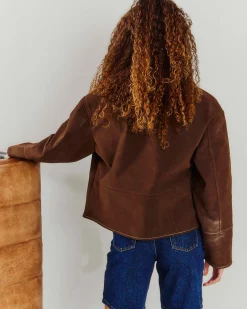 Emma fake suede jacket
