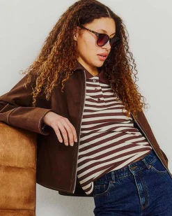 Emma fake suede jacket