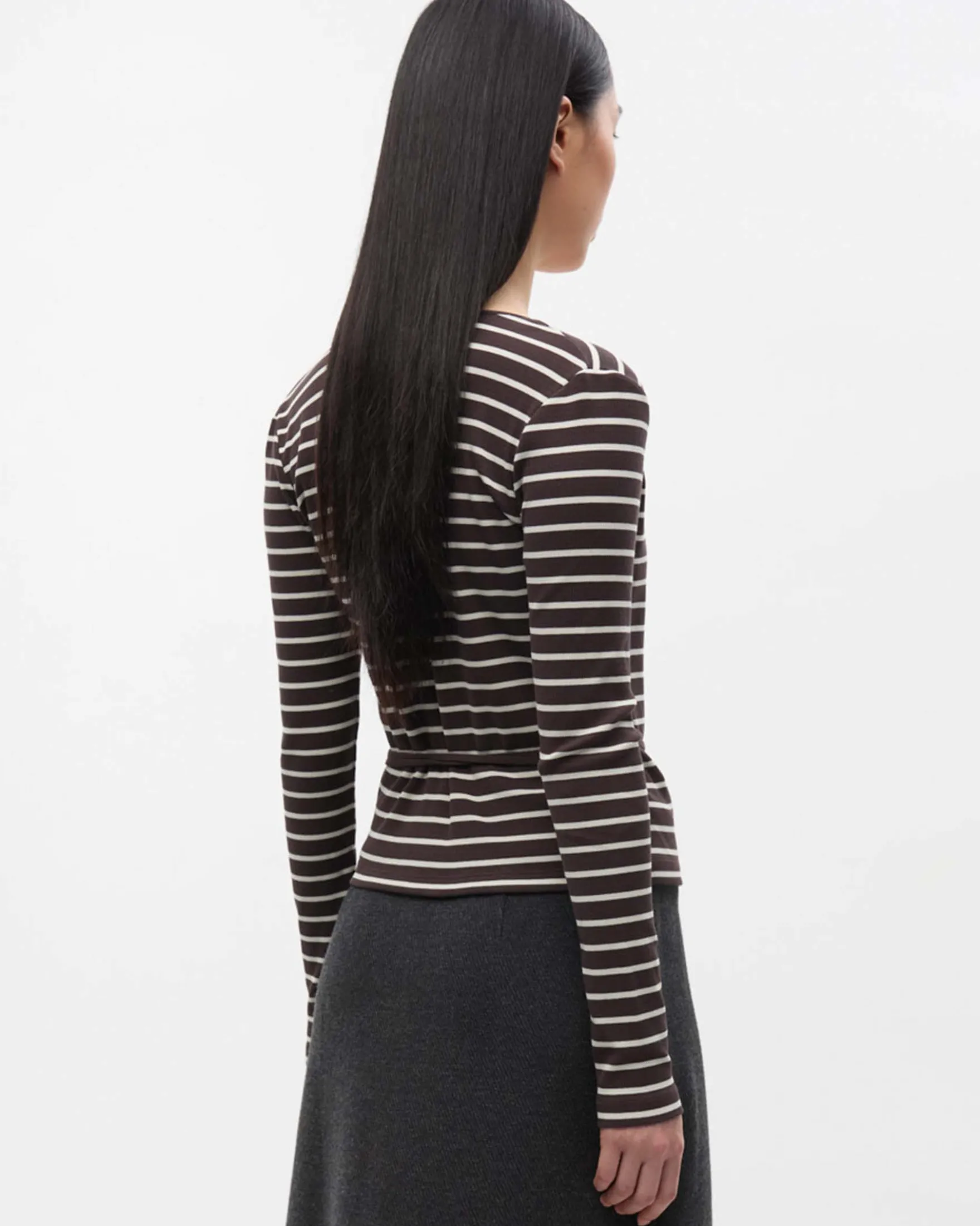ENALLY LS V-N TEE