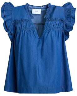 Fenja denim top