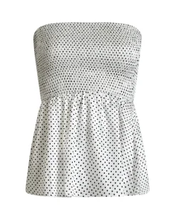 Fie smock dot top