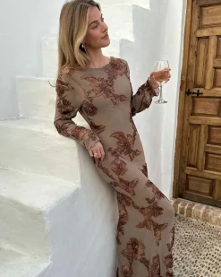 Floraic mesh dress