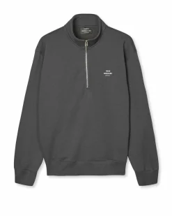 Half zip logo sweat