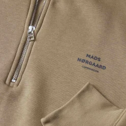 Half zip logo sweat