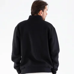 Half zip logo sweat