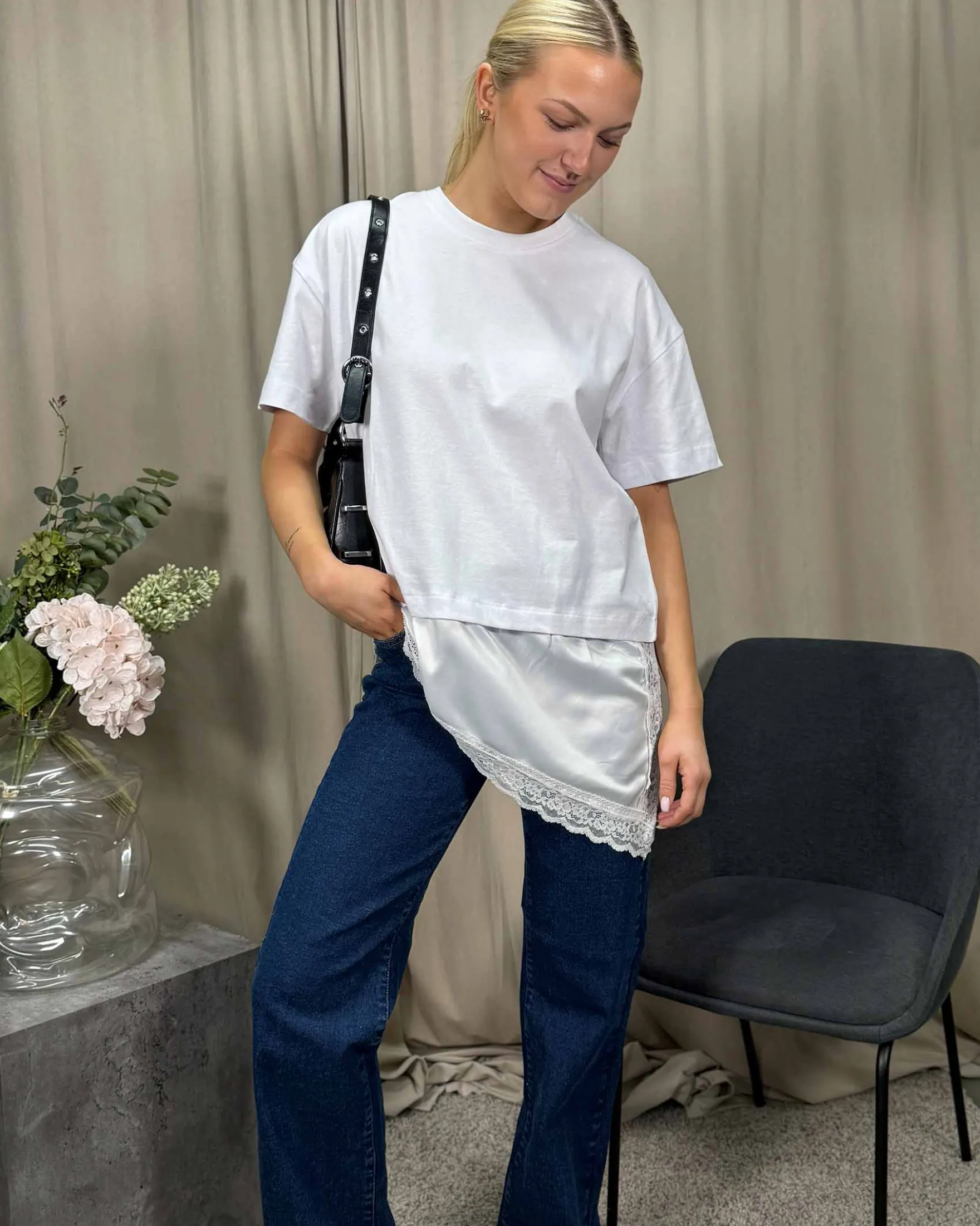 Haliey lace tee