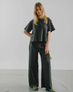 Hollis emb pants