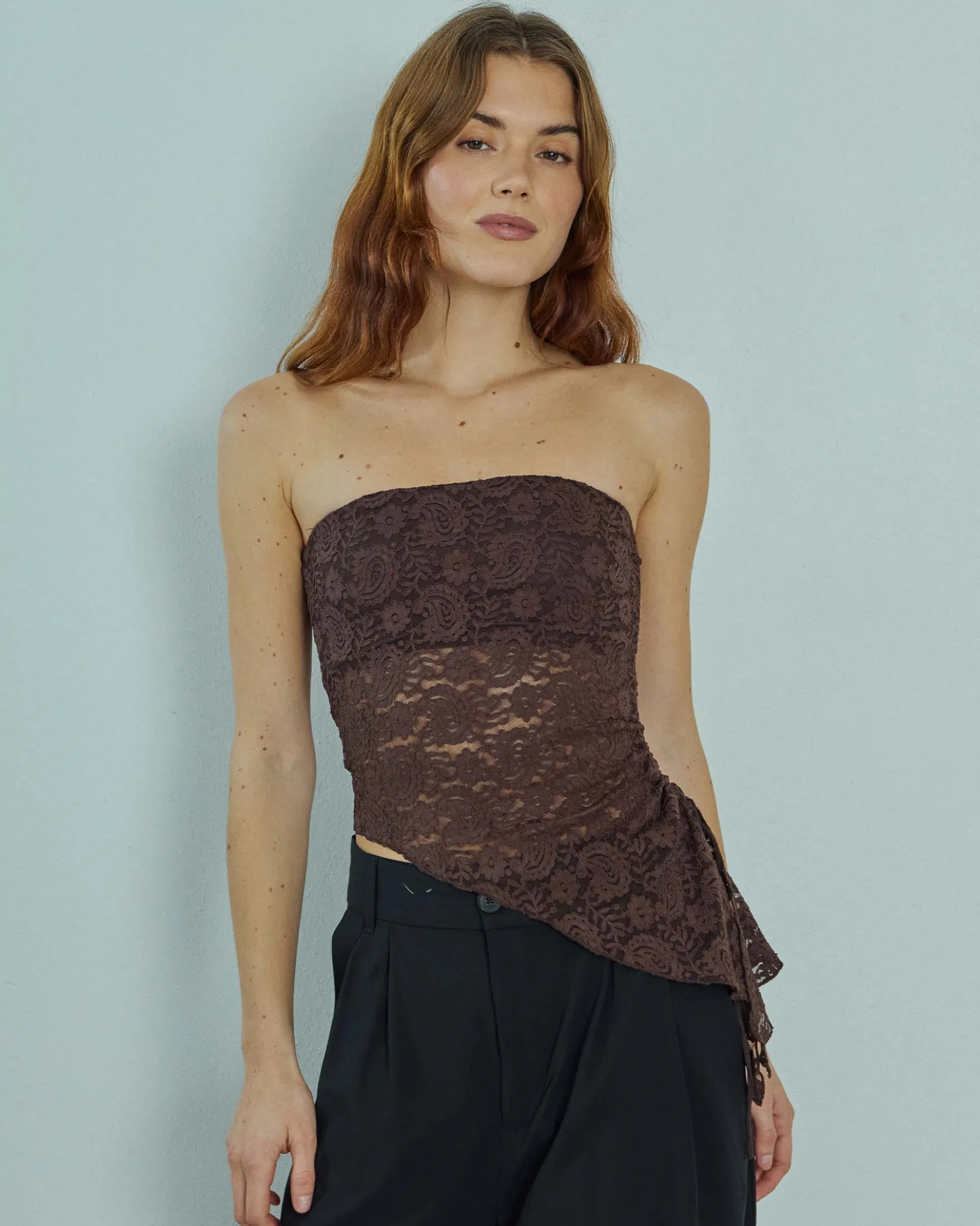 Holly bandeau lace top