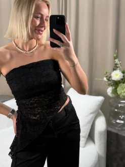 Holly bandeau lace top
