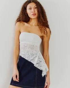 Holly bandeau lace top