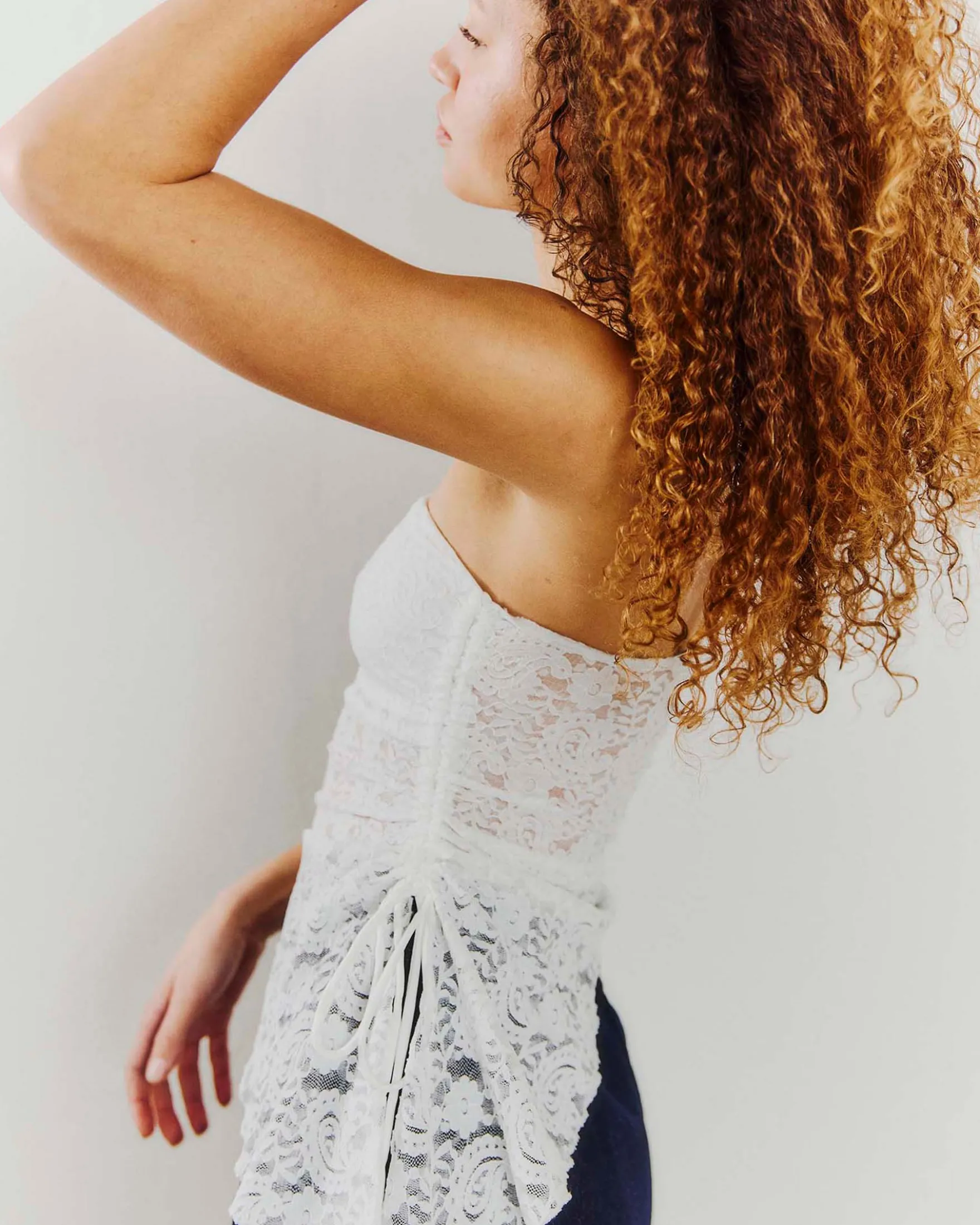 Holly bandeau lace top
