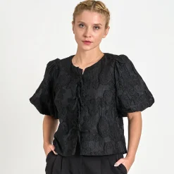 Ines jaquard blouse