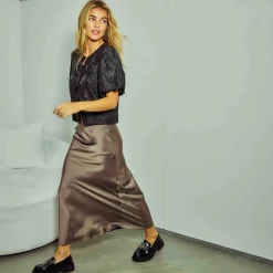 Ines jaquard blouse