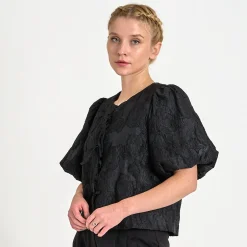 Ines jaquard blouse