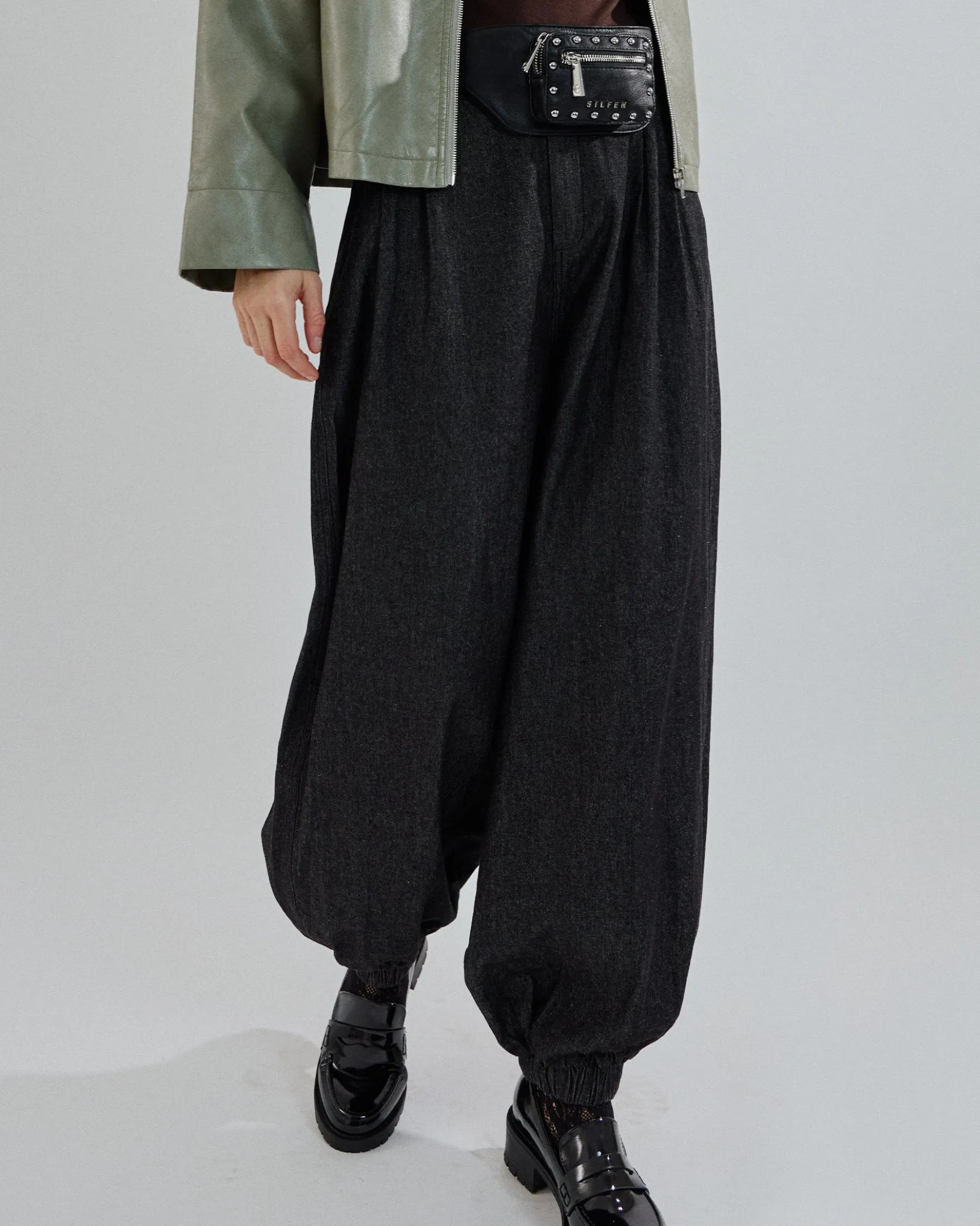 Irene balloon denim pants