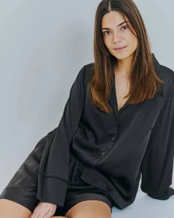 Ismena satin shorts
