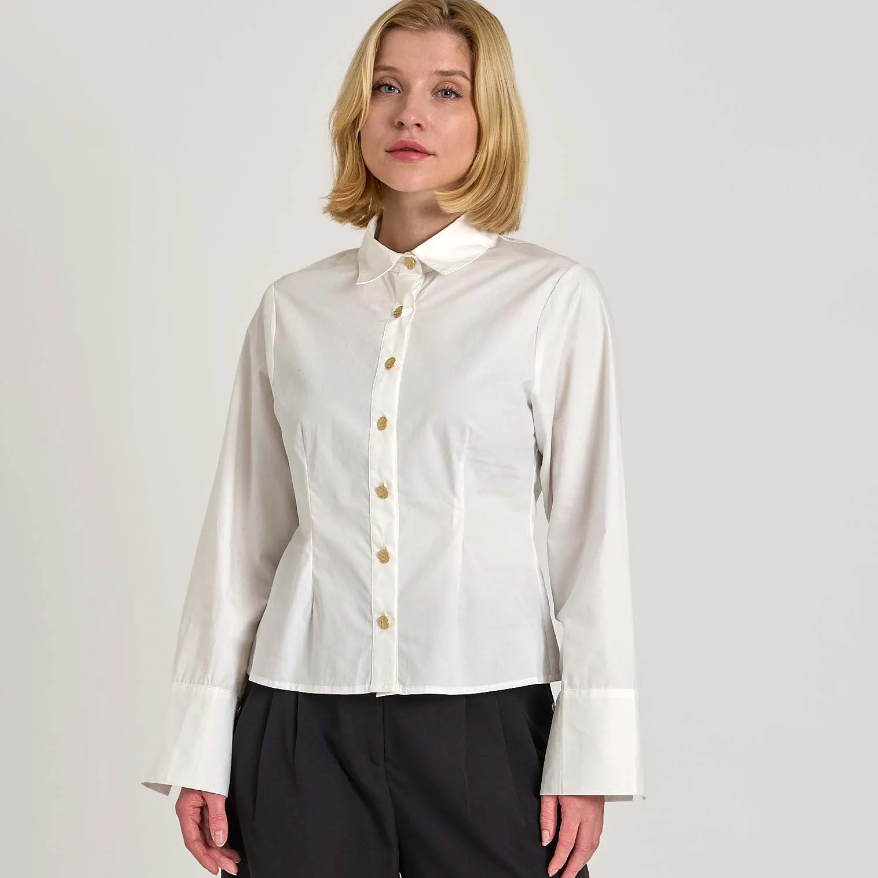 Janet poplin shirt