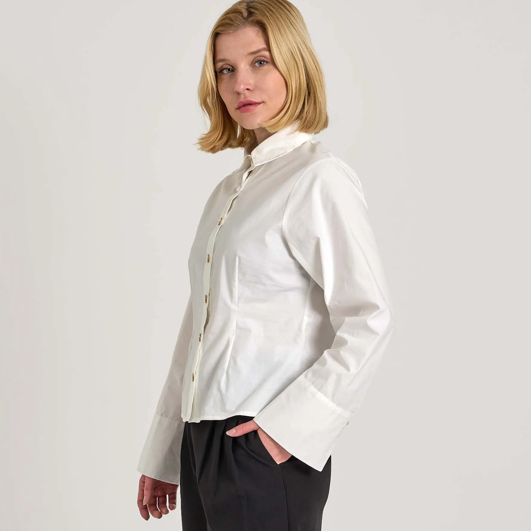 Janet poplin shirt