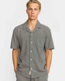 Jaquard SS Cuban Shirt