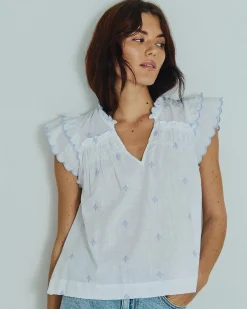 Jessie embroidery top