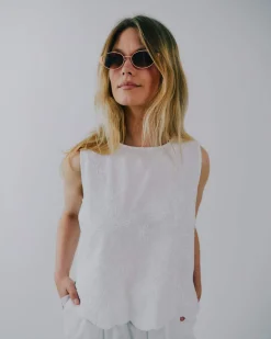 Jocely embroidery top